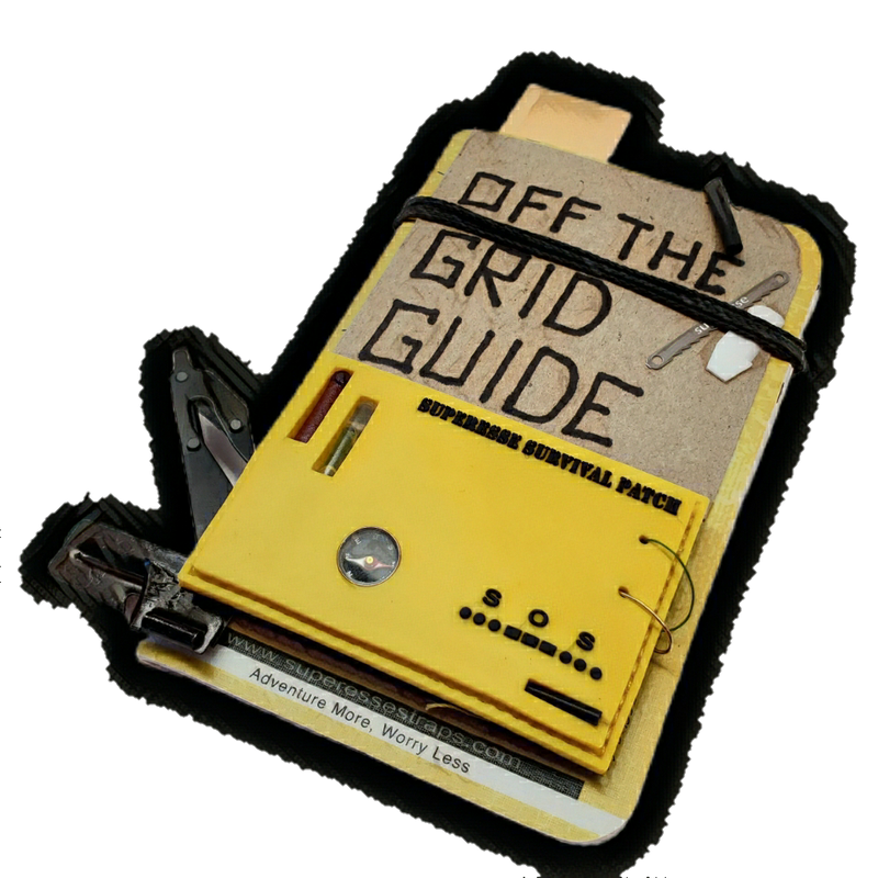 Load image into Gallery viewer, Superesse Survival Patch: Compartmentalized Micro EDC and Survival Kit
