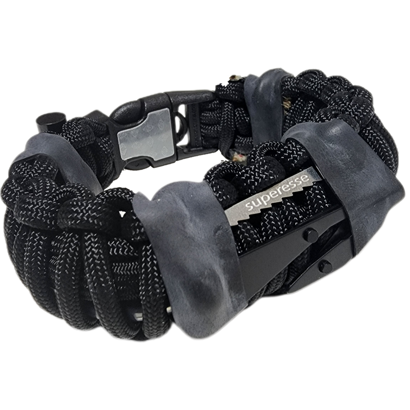 Load image into Gallery viewer, SERE Sidekick- Tactical Survival Paracord Bracelet to Evade, Resist &amp; Escape.
