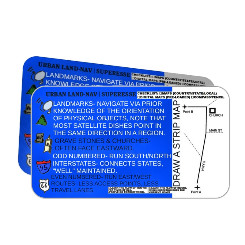 Load image into Gallery viewer, Urban Land Nav Decal - Divergent navigational reference for roads and cities
