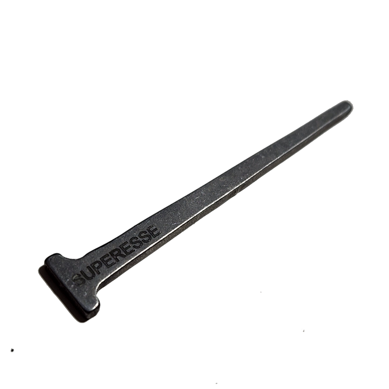 Load image into Gallery viewer, Shelter Nail - Titanium &amp; Steel Wrought Hammering Spike for Trail and Utility Tasks
