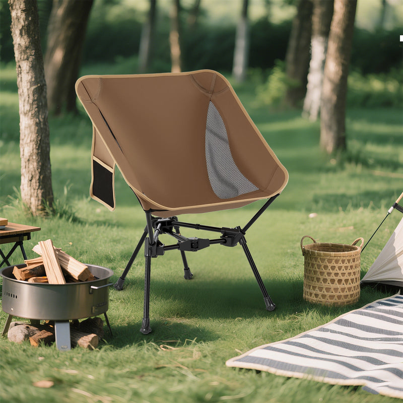 Load image into Gallery viewer, Portable Camping Chair with Compact Carrying Bag-Coffee

