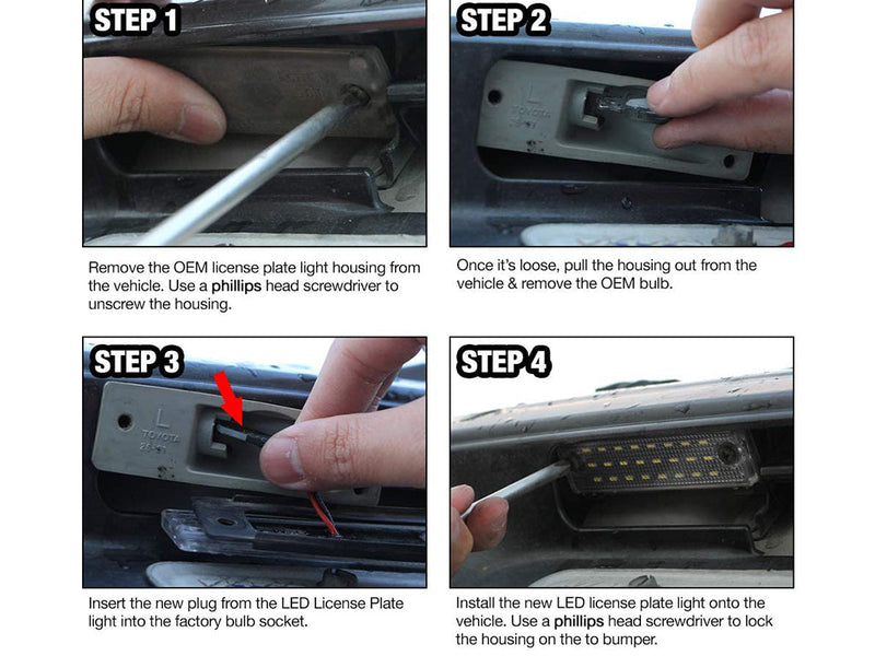 Load image into Gallery viewer, License Plate LED Lights For 2003-2024 Toyota 4Runner
