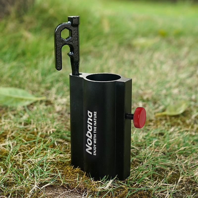 Load image into Gallery viewer, Outdoor Camping Awning Rod Fixer Tent Accessories Bracket Support Rod Fixed Pipe Holder Fishing Umbrella Adjusting Base
