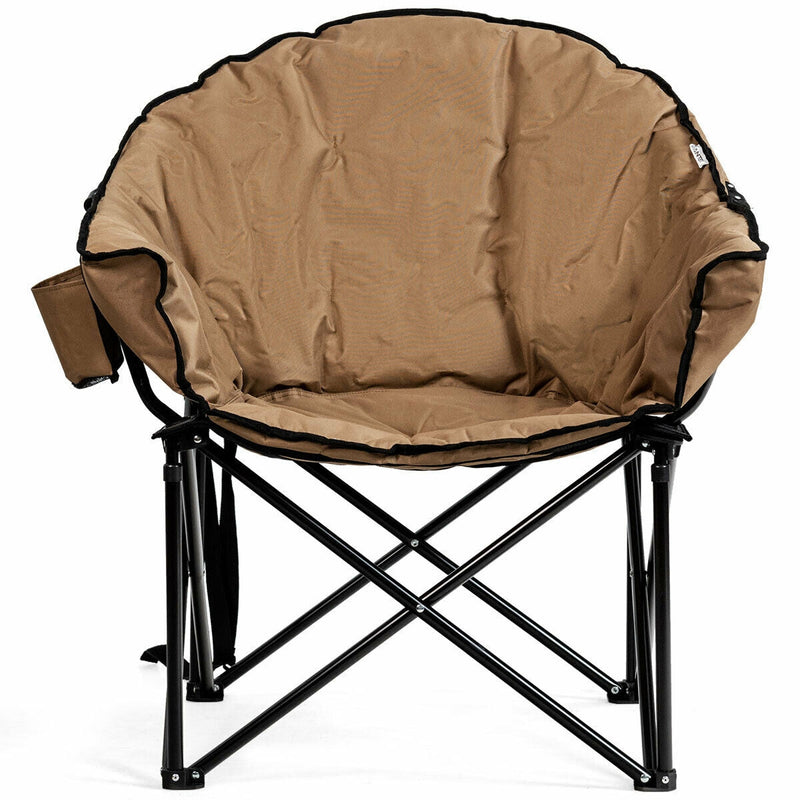 Load image into Gallery viewer, Folding Camping Moon Padded Chair with Carrying Bag
