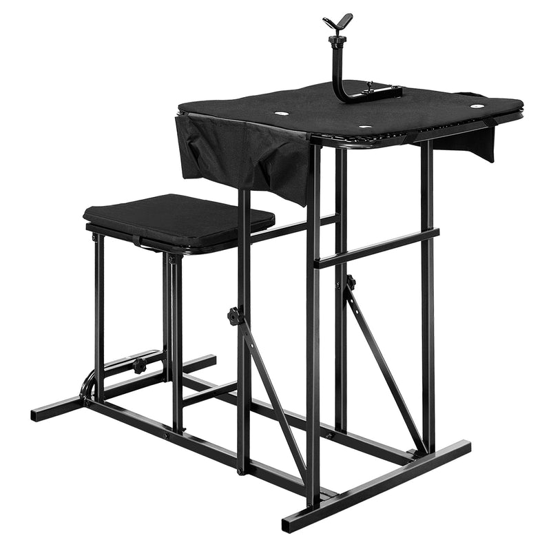 Load image into Gallery viewer, Foldable Shooting Bench with Adjustable Height Table
