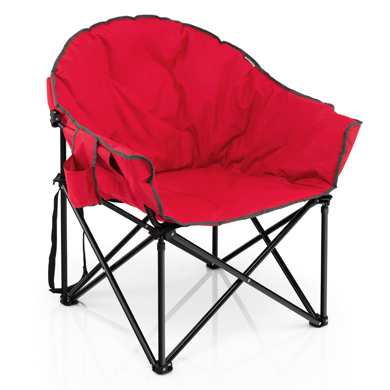 Load image into Gallery viewer, Folding Camping Moon Padded Chair with Carrying Bag
