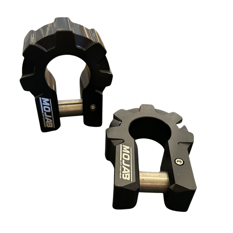 Load image into Gallery viewer, 3/4'' Extreme duty Aluminum D-Shackle set (9T) (LIFETIME WARRANTY*)

