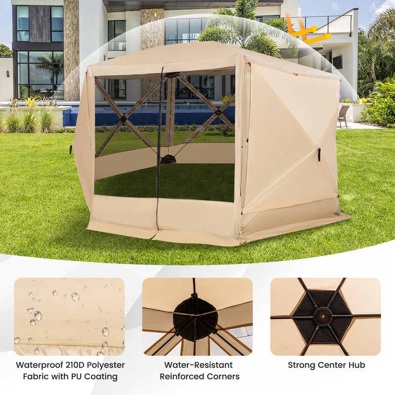 Load image into Gallery viewer, 11.5 X 11.5 FT Pop-up Screen House Tent with Portable Carrying Bag
