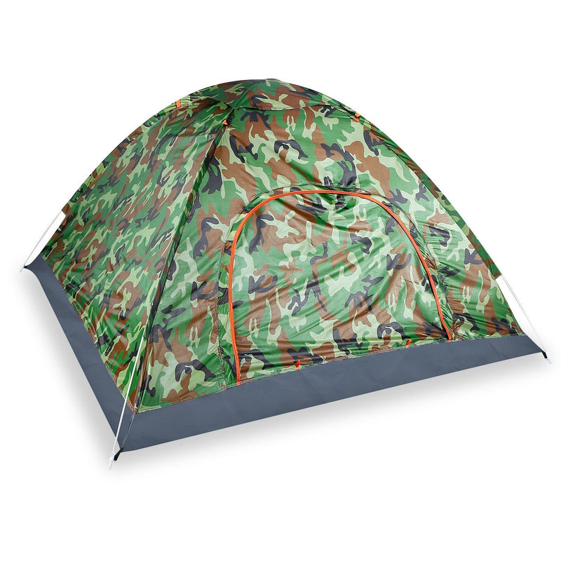 Load image into Gallery viewer, 4 Persons Camping Waterproof Tent Pop Up Tent Instant Setup Tent w/2 Mosquito Net Doors Carrying Bag Folding 4 Seasons for Hiking Climbing Adventure F
