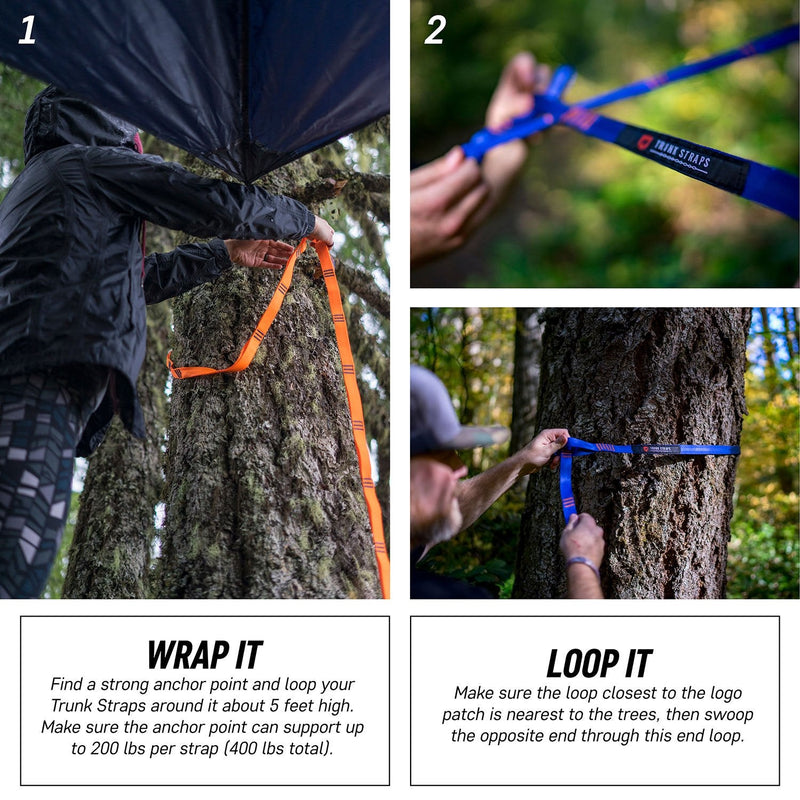 Load image into Gallery viewer, Trunk Straps - Hammock Suspension Straps
