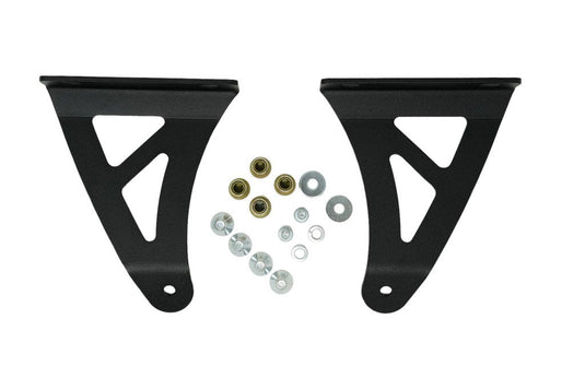 52" Curved LED Light Bar Roof Mounting Brackets For 2003-2024 Toyota 4Runner