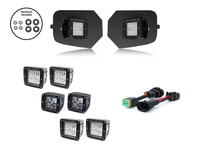 Load image into Gallery viewer, LED Fog Light Pod Replacements Brackets Kit For 2016-2023 Toyota Tacoma
