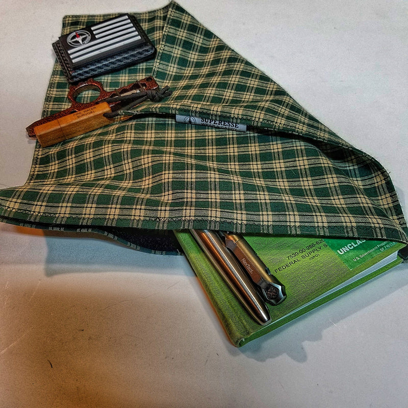 Load image into Gallery viewer, EDC Hank - Pocket Dump Storage Compartment Handkerchief.
