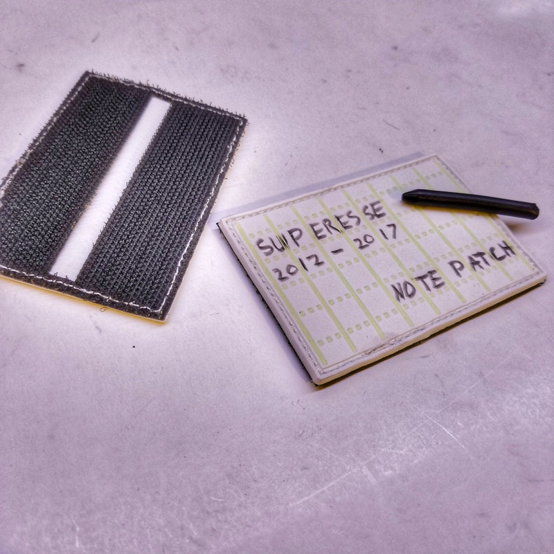 Load image into Gallery viewer, Note Patch Kit: Writable PVC surface for field notetaking with illuminated memo graph.

