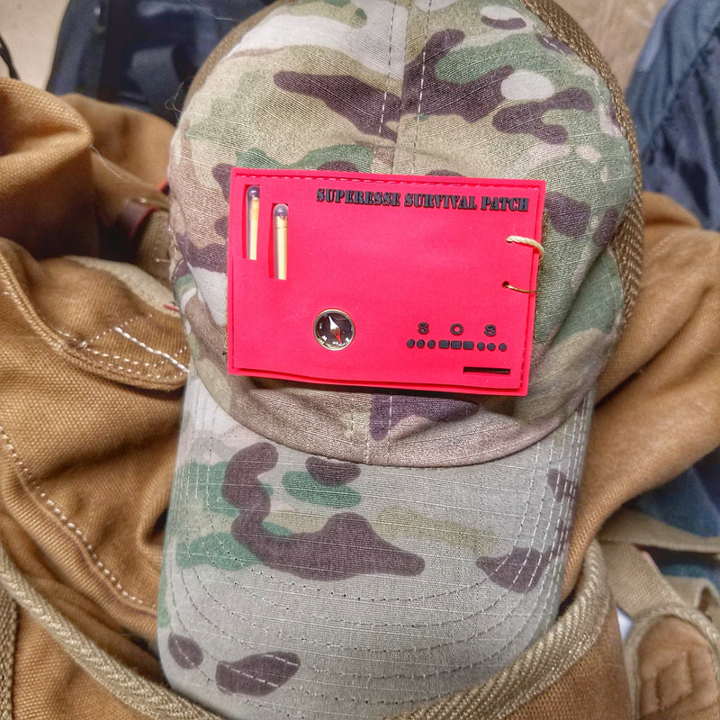 Load image into Gallery viewer, Superesse Survival Patch: Compartmentalized Micro EDC and Survival Kit
