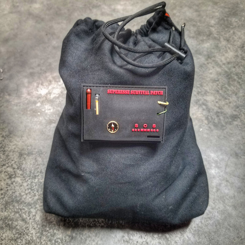 Load image into Gallery viewer, Superesse Survival Patch: Compartmentalized Micro EDC and Survival Kit

