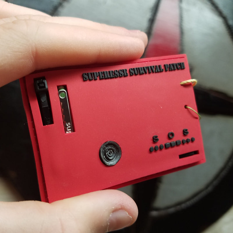 Load image into Gallery viewer, Superesse Survival Patch: Compartmentalized Micro EDC and Survival Kit

