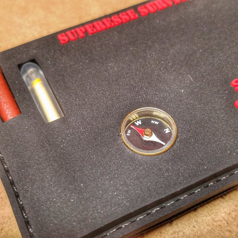 Load image into Gallery viewer, Superesse Survival Patch: Compartmentalized Micro EDC and Survival Kit
