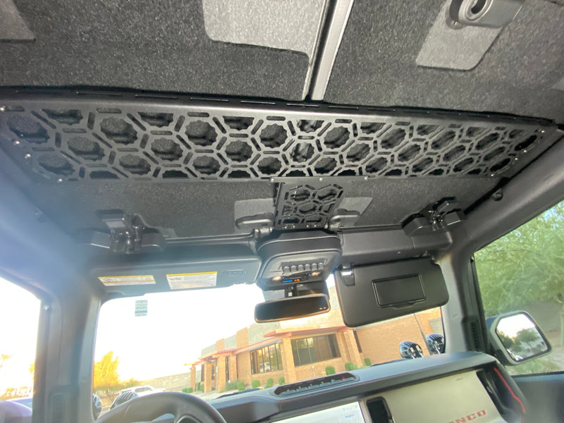 Load image into Gallery viewer, Bronco Raptor 2022 + Inside Roof Mount (across front seats with short front panel) by Adapt-A-Panel
