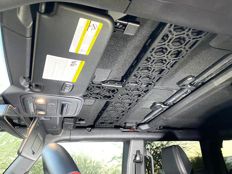 Load image into Gallery viewer, Bronco 2021 + Inside Roof Mount (across front seats with short front panel) by Adapt-A-Panel
