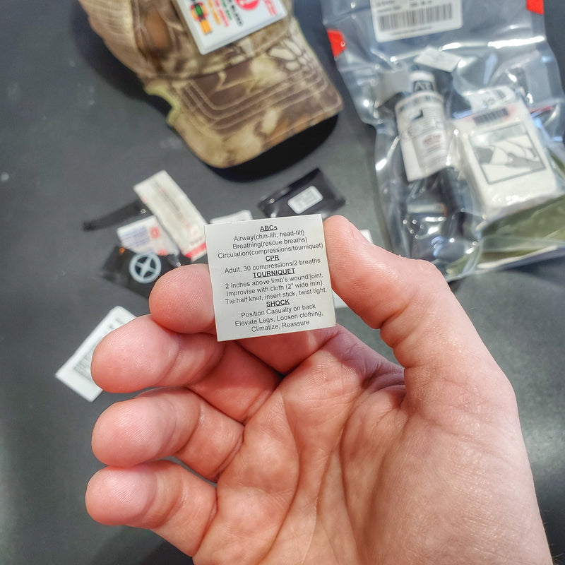 Load image into Gallery viewer, First Aid Patch Kit: "boo boo" supplies for treatment of minor injuries
