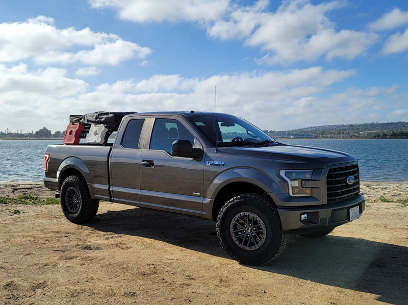 Load image into Gallery viewer, 2015+ F-150 Mid Height Rooftop Tent Rack Kit
