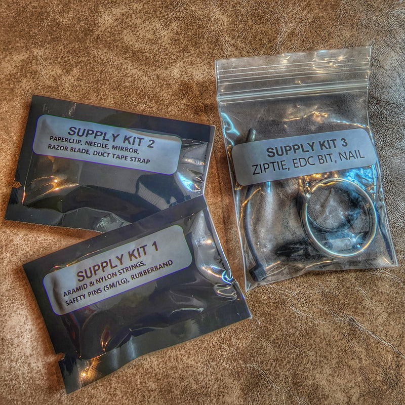 Load image into Gallery viewer, Supply "MacGyver" Patch Kit: Everyday Carry items for improvising in tasks completions
