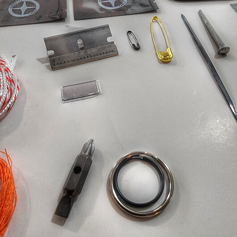 Load image into Gallery viewer, Supply "MacGyver" Patch Kit: Everyday Carry items for improvising in tasks completions
