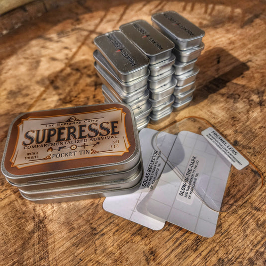 EDC Pocket Tin - Compartmentalized Survival Kits