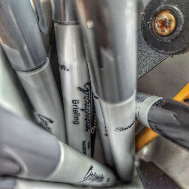 Load image into Gallery viewer, EDC Puncture Markers - Self Defense Marker and/or Grayman Sharpie
