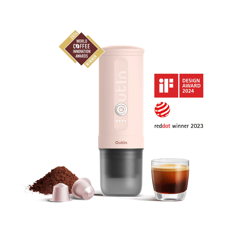 Load image into Gallery viewer, Nano Portable Espresso Machine (Rose Quartz) X BCRF
