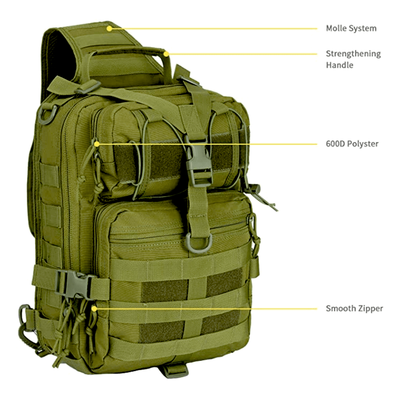 Load image into Gallery viewer, Tactical Medium 15L Sling Backpack Range Bag
