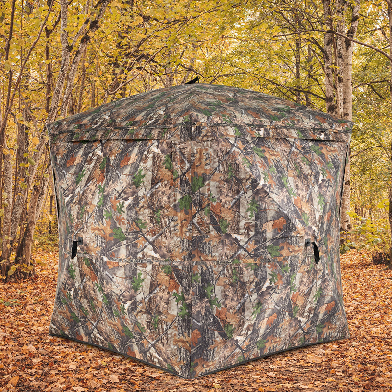 Load image into Gallery viewer, 270° See Through Hunting Blind Tent with Silent Magnetic Door
