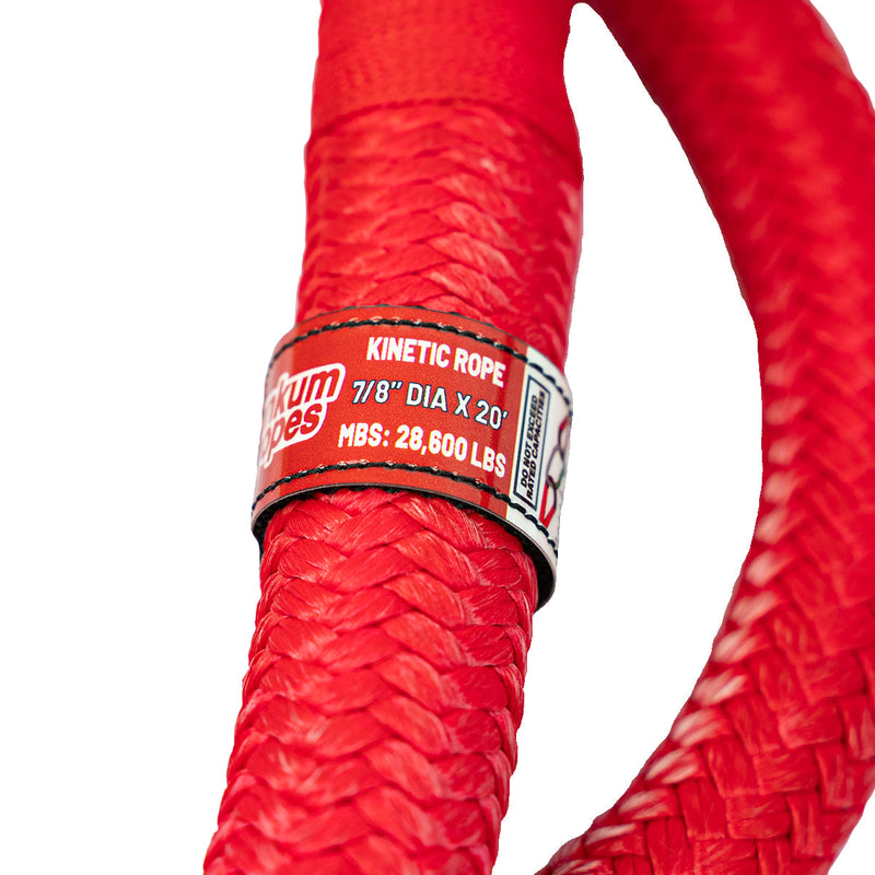 Load image into Gallery viewer, Yankum Kinetic Recovery Rope - 7/8"x20' -  28,600 Min Break Strength
