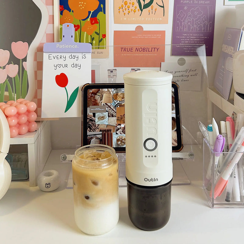 Load image into Gallery viewer, Nano Portable Espresso Machine (Pearl White)
