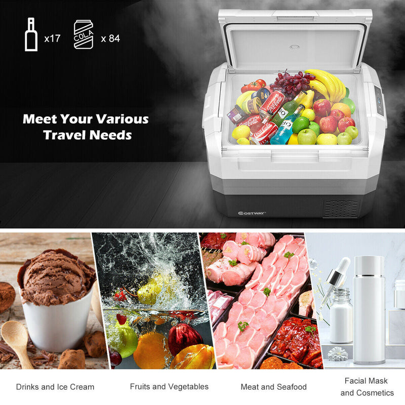 Load image into Gallery viewer, 58 Quart Portable Electric Camping Car Cooler
