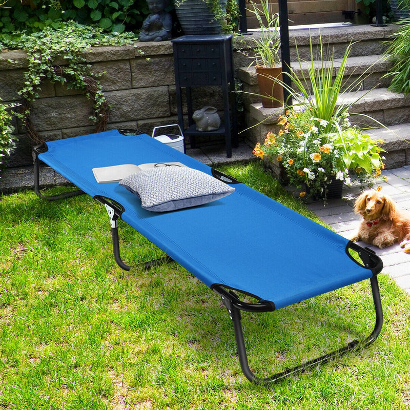 Load image into Gallery viewer, Outdoor Folding Camping Bed for Sleeping Hiking Travel-Black
