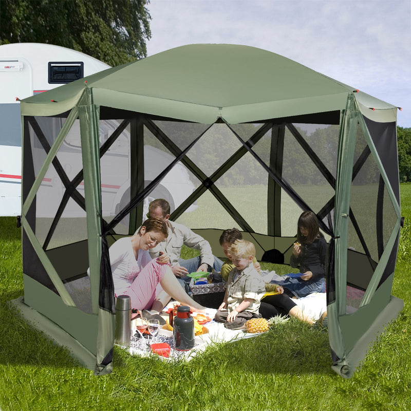 Load image into Gallery viewer, 11.5 X 11.5 FT Pop-up Screen House Tent with Portable Carrying Bag
