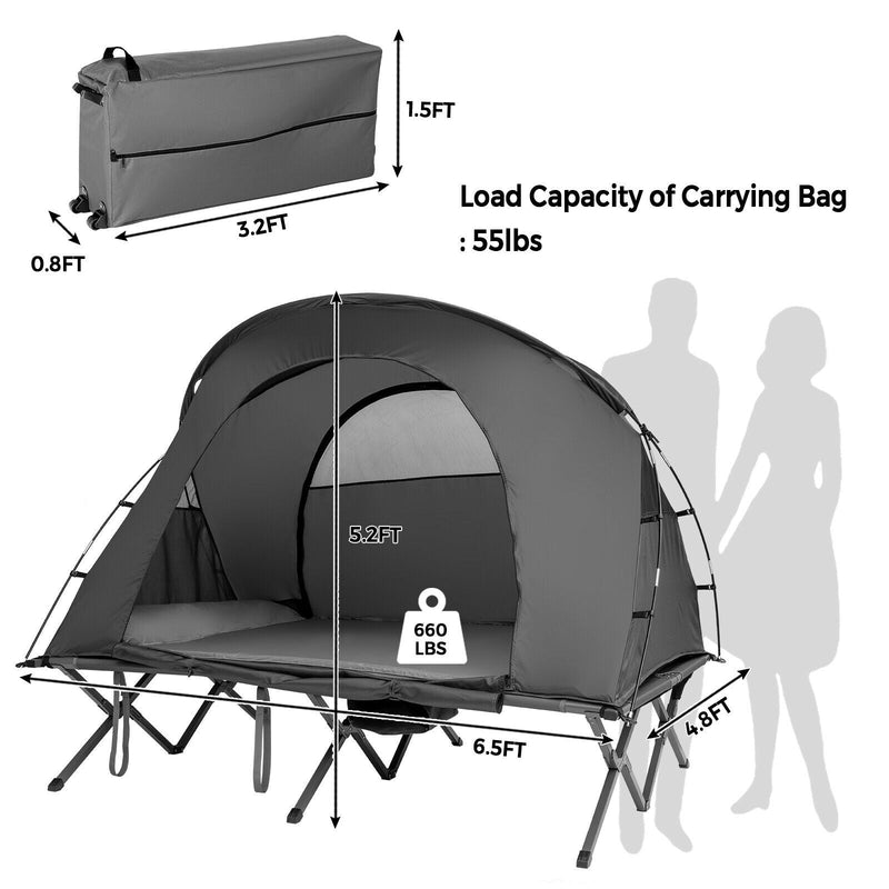 Load image into Gallery viewer, 2-Person Outdoor Camping Tent with External Cover
