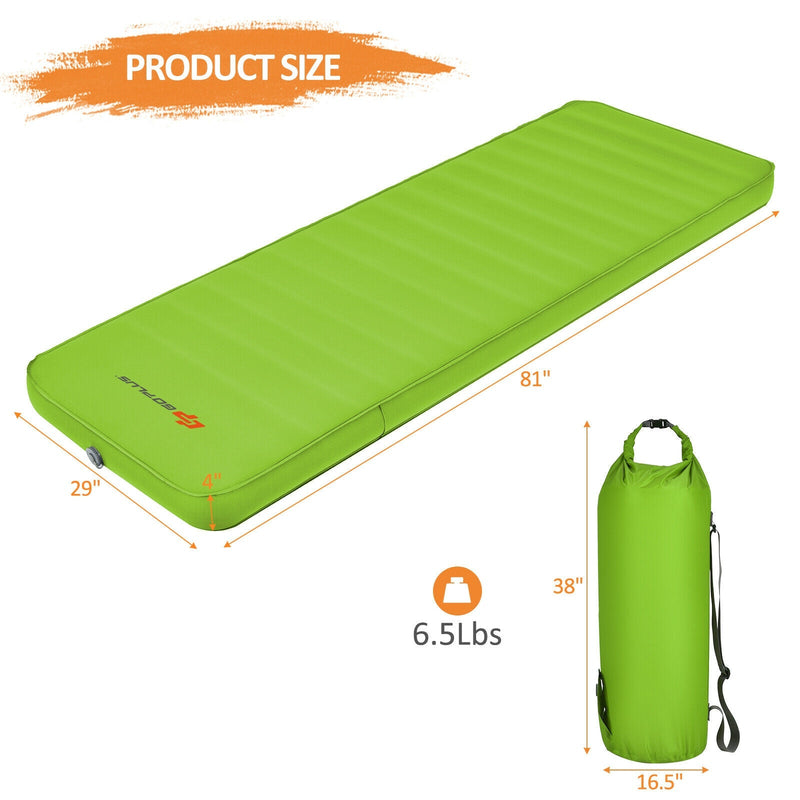 Load image into Gallery viewer, Self Inflating Folding Camping Sleeping Mattress with Carrying Bag
