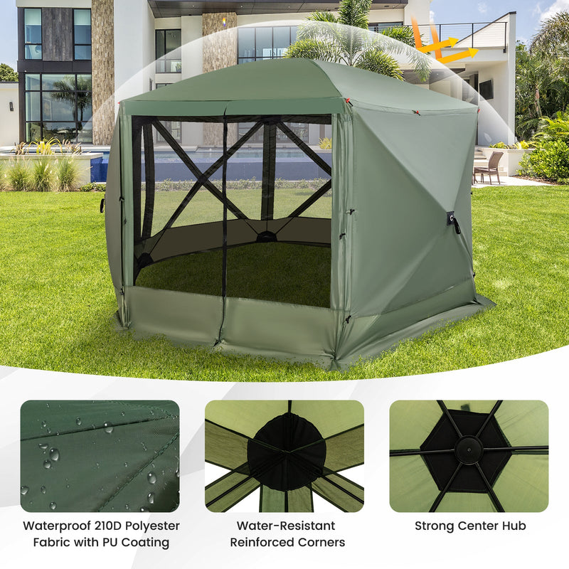 Load image into Gallery viewer, 11.5 X 11.5 FT Pop-up Screen House Tent with Portable Carrying Bag
