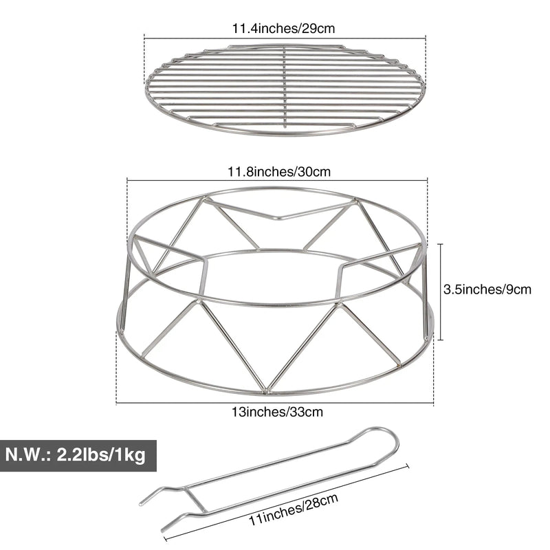 Load image into Gallery viewer, REDCAMP Fire Pit Accessory Kit for Stove
