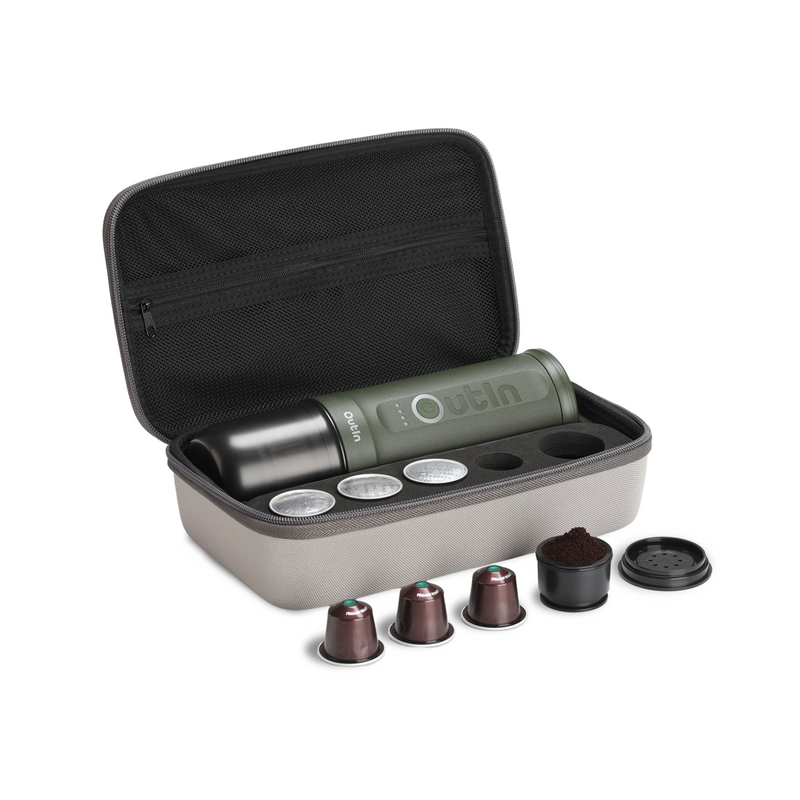 Load image into Gallery viewer, Traveler Espresso Gift Set (Forest Green)
