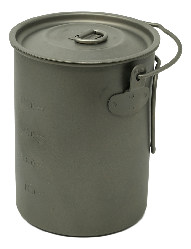 Load image into Gallery viewer, Valtcan 900ml Titanium Pot Boil, Cook &amp; Drink From One Pot · 134g · Nests Your Nalgene
