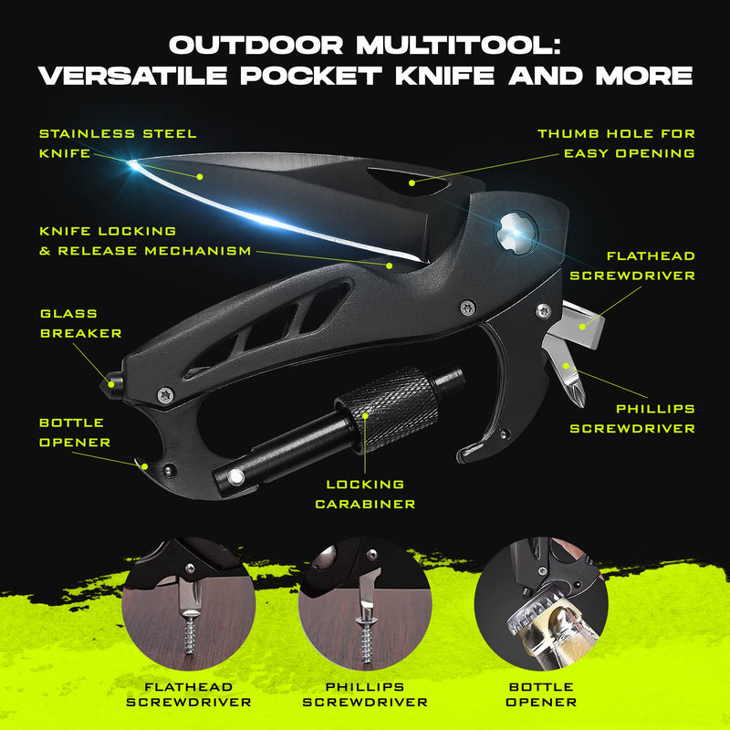 Load image into Gallery viewer, 2-Pack Carabiner Knives
