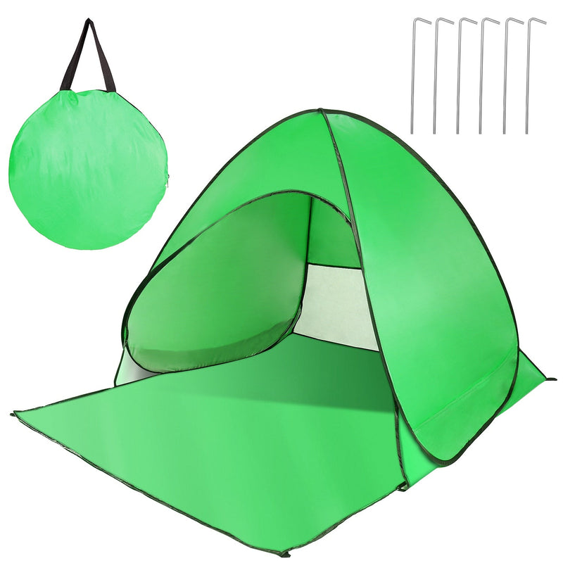 Load image into Gallery viewer, Pop Up Beach Tent Sun Shade Shelter Anti-UV Automatic Waterproof Tent Canopy for 2/3 Man w/ Net Window Storage Bag for Outdoor Beach Camping Fishing P
