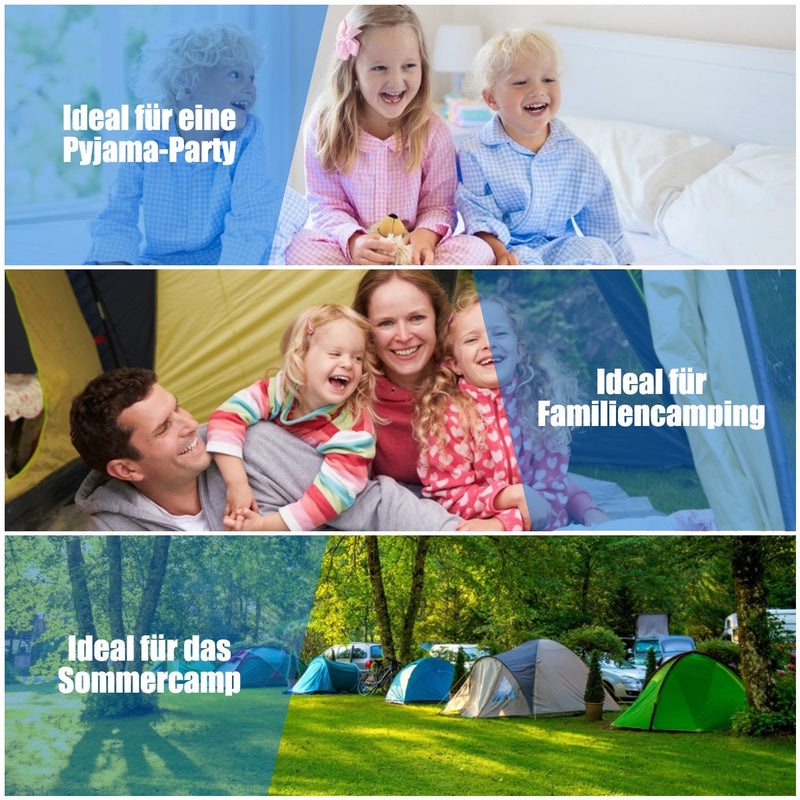 Load image into Gallery viewer, 2 Person Waterproof Sleeping Bag with 2 Pillows-Black
