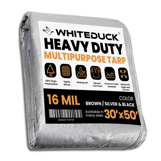Super Heavy Duty Poly Tarp Cover Thick 16 Mil, 8 oz