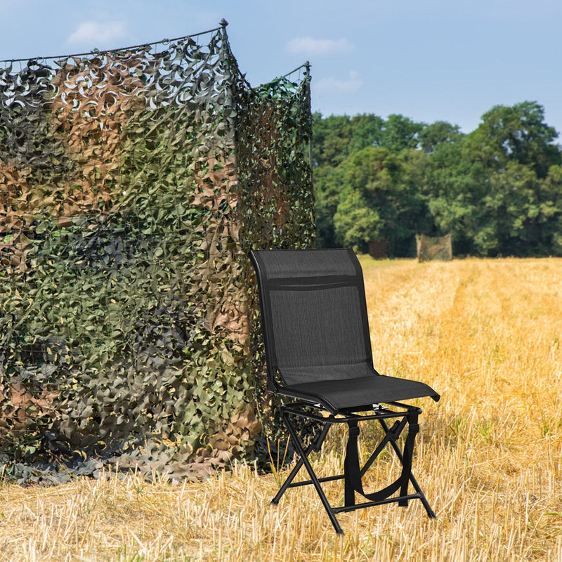 Load image into Gallery viewer, All weather Outdoor Foldable 360 Degree Swivel Chair with Iron Frame
