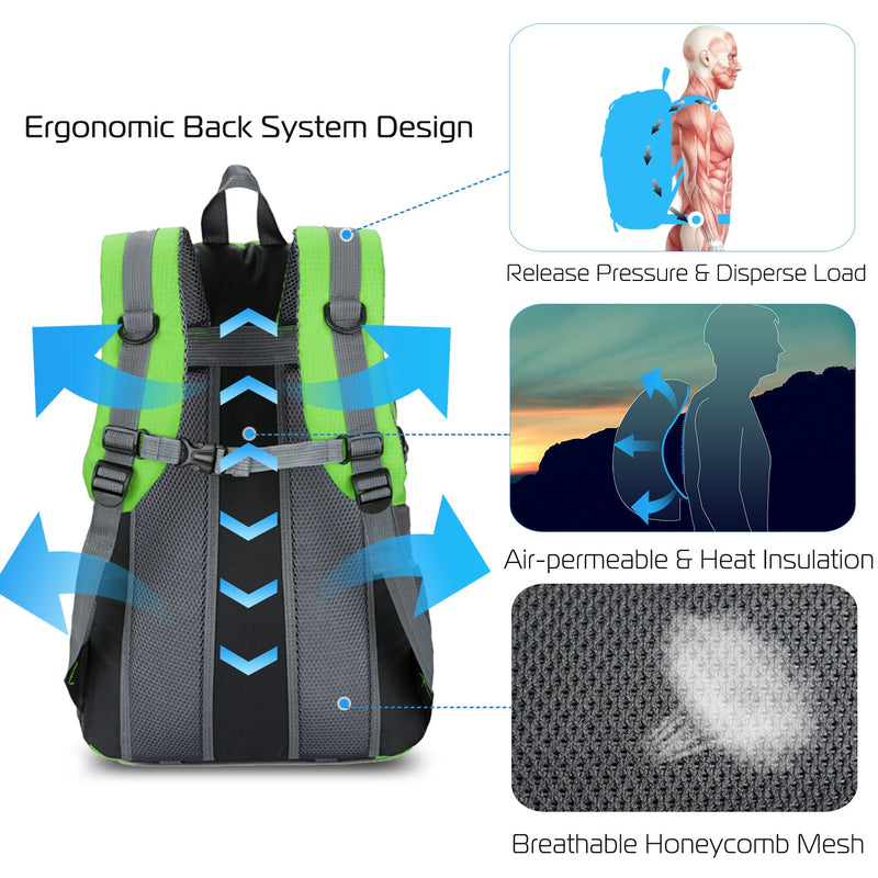 Load image into Gallery viewer, 36L Outdoor Backpack Waterproof Daypack Travel Knapsack
